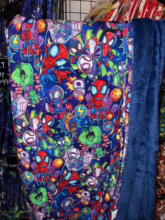Spidey & Friends Bamboo Plush Blanket